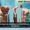 Union Cabinet Approves Continuation of Atal Pension Yojana (APY) Till 2030-31