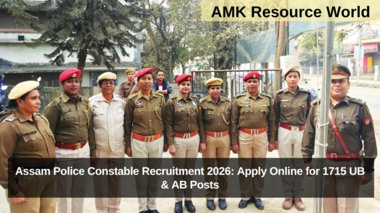 Assam Police Constable Recruitment 2026: Apply Online for 1715 UB & AB Posts
