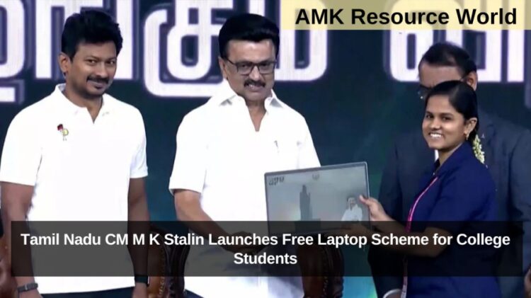 Tamil Nadu CM M K Stalin Launches Free Laptop Scheme for College Students