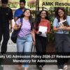 Delhi University UG Admission Policy 2026-27 Released – CUET UG Mandatory for Admissions