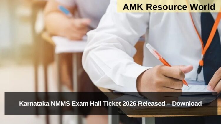 Karnataka NMMS Exam Hall Ticket 2026 Released – Download