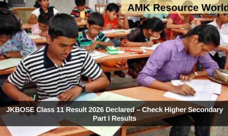 JKBOSE Class 11 Result 2026 Declared – Check Higher Secondary Part I Results