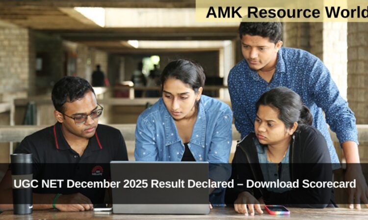 UGC NET December 2025 Result Declared – Download Scorecard