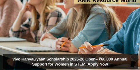 vivo KanyaGyaan Scholarship 2025-26 Open– ₹60,000 Annual Support for Women in STEM, Apply Now