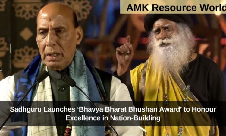 Sadhguru Launches ‘Bhavya Bharat Bhushan Award’ to Honour Excellence in Nation-Building