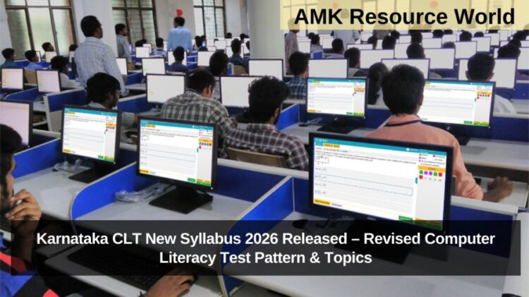 Karnataka CLT New Syllabus 2026 Released – Revised Computer Literacy Test Pattern & Topics