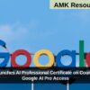 Google Launches AI Professional Certificate on Coursera – Free Google AI Pro Access