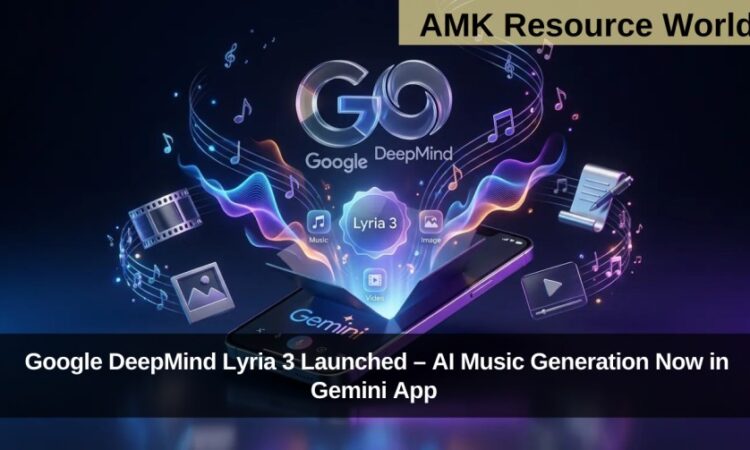 Google DeepMind Lyria 3 Launched – AI Music Generation Now in Gemini App