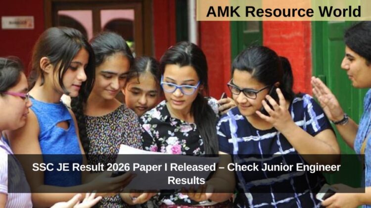 SSC JE Result 2026 Paper I Released – Check Junior Engineer Results