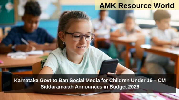 Karnataka Govt to Ban Social Media for Children Under 16 – CM Siddaramaiah Announces in Budget 2026