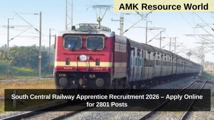 South Central Railway Apprentice Recruitment 2026 – Apply Online for 2801 Posts