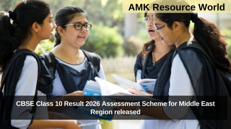 CBSE Class 10 Result 2026 Assessment Scheme for Middle East Region released