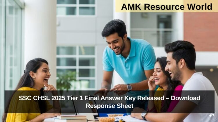 SSC CHSL 2025 Tier 1 Final Answer Key Released – Download Response Sheet