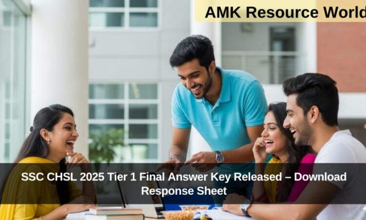 SSC CHSL 2025 Tier 1 Final Answer Key Released – Download Response Sheet