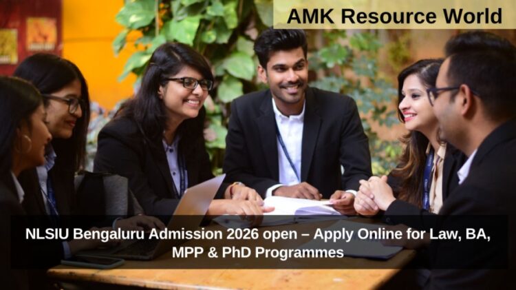 NLSIU Bengaluru Admission 2026 open – Apply Online for Law, BA, MPP & PhD Programmes