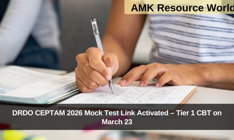 DRDO CEPTAM 2026 Mock Test Link Activated – Tier 1 CBT on March 23