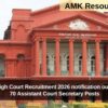 Karnataka High Court Recruitment 2026 notification out – Apply for 70 Assistant Court Secretary Posts