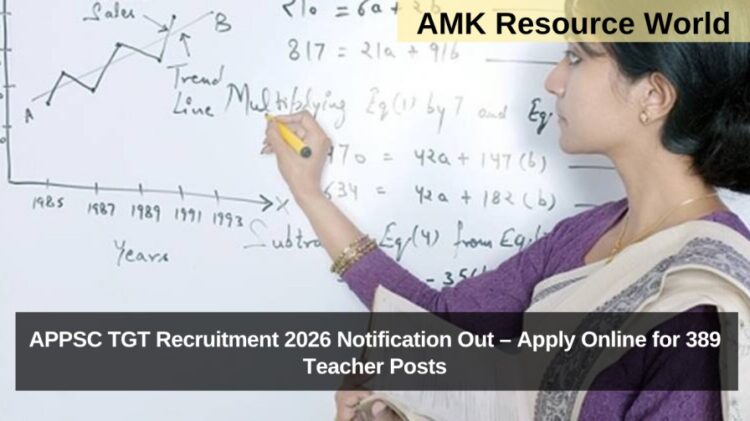 APPSC TGT Recruitment 2026 Notification Out – Apply Online for 389 Teacher Posts