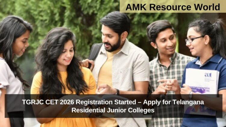TGRJC CET 2026 Registration Started – Apply for Telangana Residential Junior Colleges
