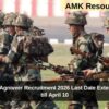 Indian Army Agniveer Recruitment 2026 Last Date Extended – Apply till April 10