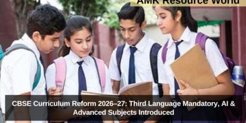 CBSE Curriculum Reform 2026–27: Third Language Mandatory, AI & Advanced Subjects Introduced