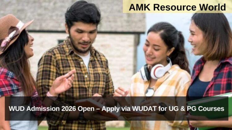 WUD Admission 2026 Open – Apply via WUDAT for UG & PG Courses