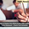 KSEAB Diploma in Drama Arts (DDA) Exam 2026 notification & Time Table Released – Check Full Schedule