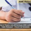 KSEAB Diploma in Theatre Arts (DTA) Exam 2026 notification & Time Table Released – Check Full Schedule