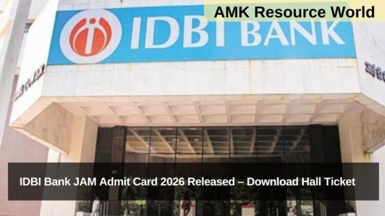 IDBI Bank JAM Admit Card 2026 Released – Download Hall Ticket