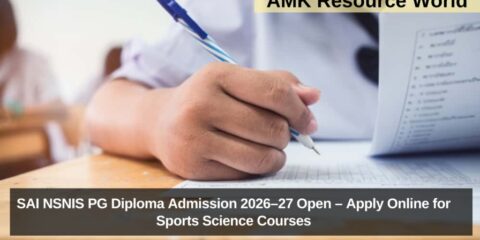 SAI NSNIS PG Diploma Admission 2026–27 Open – Apply Online for Sports Science Courses