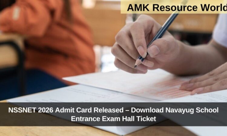 NSSNET 2026 Admit Card Released – Download Navayug School Entrance Exam Hall Ticket