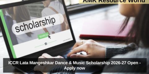 ICCR Lata Mangeshkar Dance & Music Scholarship 2026-27 Open - Apply now