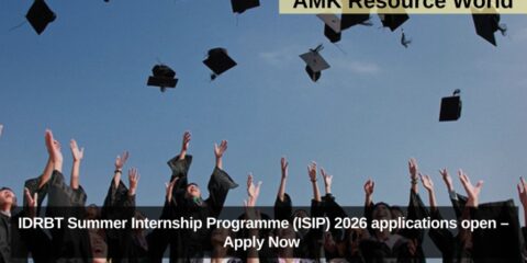 IDRBT Summer Internship Programme (ISIP) 2026 applications open – Apply Now