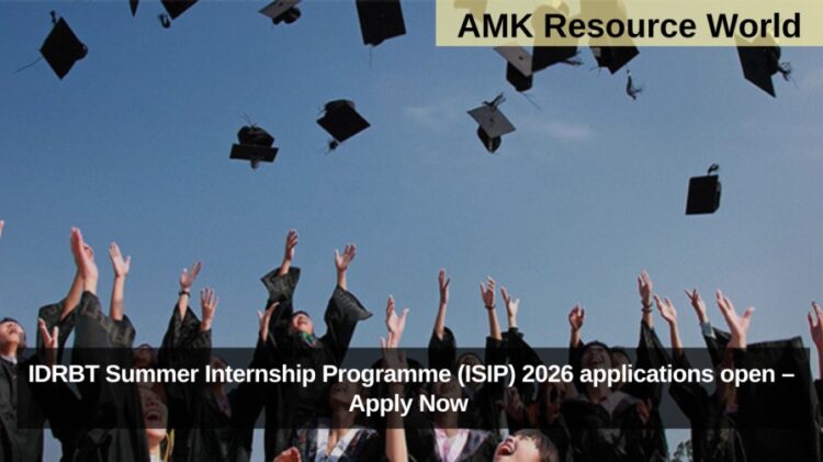 IDRBT Summer Internship Programme (ISIP) 2026 applications open – Apply Now