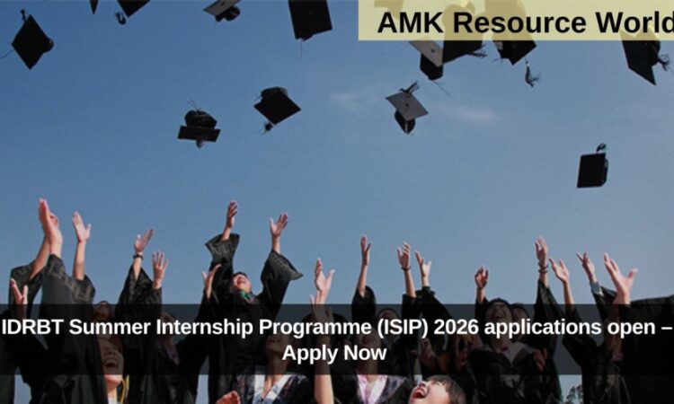 IDRBT Summer Internship Programme (ISIP) 2026 applications open – Apply Now
