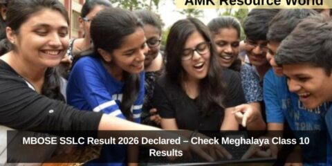 MBOSE SSLC Result 2026 Declared – Check Meghalaya Class 10 Results