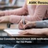 UPSSSC Excise Constable Recruitment 2026 notification out – Apply for 722 Posts