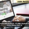 Delhi Scholarship 2025-26 for SC, ST, OBC Students Open – Apply Online Before April 30