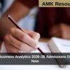 BGU MBA Business Analytics 2026–28 Admissions Open – Apply Now