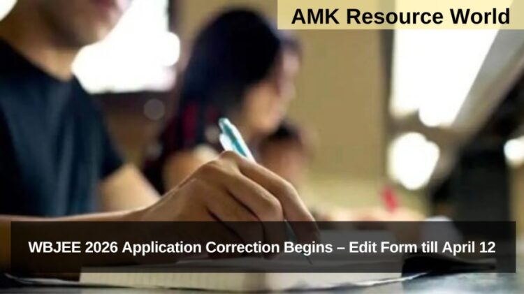 WBJEE 2026 Application Correction Begins – Edit Form till April 12