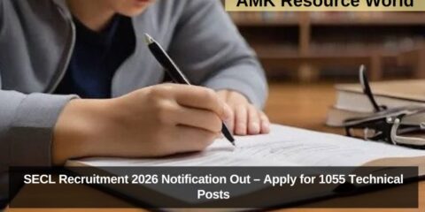 SECL Recruitment 2026 Notification Out – Apply for 1055 Technical Posts