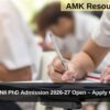 BRIC-NII PhD Admission 2026-27 Open – Apply Online