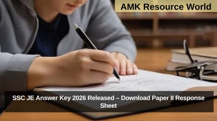 SSC JE Answer Key 2026 Released – Download Paper II Response Sheet