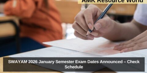 SWAYAM 2026 January Semester Exam Dates Announced – Check Schedule