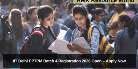 IIT Delhi EPTPM Batch 4 Registration 2026 Open – Apply Now