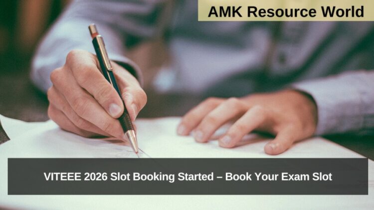 VITEEE 2026 Slot Booking Started – Book Your Exam Slot