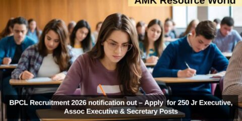 BPCL Recruitment 2026 notification out – Apply for 250 Jr Executive, Assoc Executive & Secretary Posts