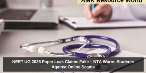 NEET UG 2026 Paper Leak Claims Fake – NTA Warns Students Against Online Scams