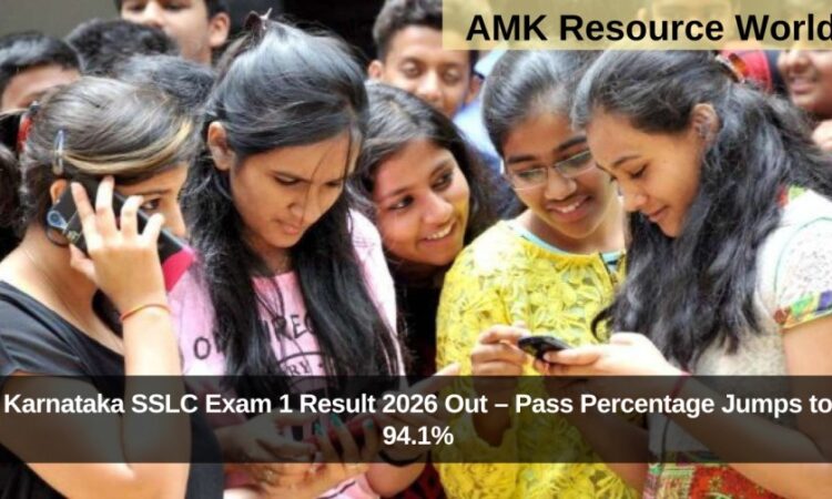 Karnataka SSLC Exam 1 Result 2026 Out – Pass Percentage Jumps to 94.1%