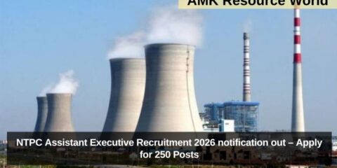 NTPC Assistant Executive Recruitment 2026 notification out – Apply for 250 Posts